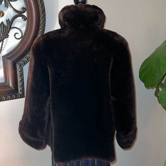 Mouton Women’s Teddy Bear Jacket Coat Vintage Fur Coat - Real Fur!! - Picture 4 of 15